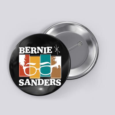 Retro 50's Bernie Sanders Logo Button