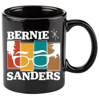 Retro 50's Bernie Sanders Logo 11oz C Handle Ceramic Mug