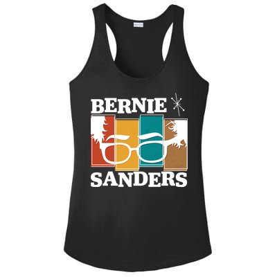 Retro 50's Bernie Sanders Logo Ladies PosiCharge Competitor Racerback Tank