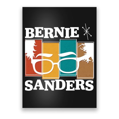 Retro 50's Bernie Sanders Logo Poster