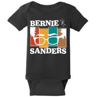 Retro 50's Bernie Sanders Logo Baby Bodysuit