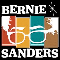 Retro 50's Bernie Sanders Logo Baby Bodysuit
