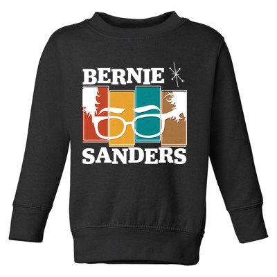 Retro 50's Bernie Sanders Logo Toddler Sweatshirt