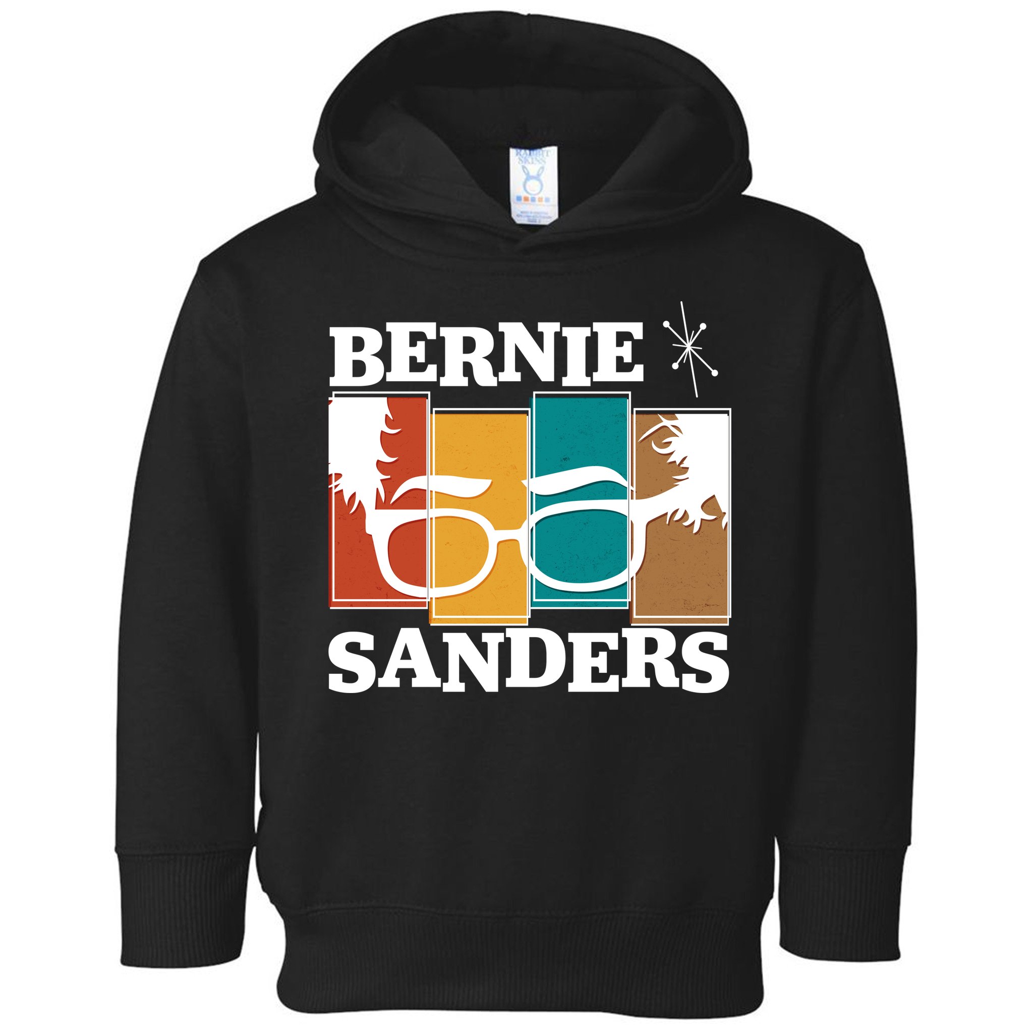 Retro 50's Bernie Sanders Logo Toddler Hoodie