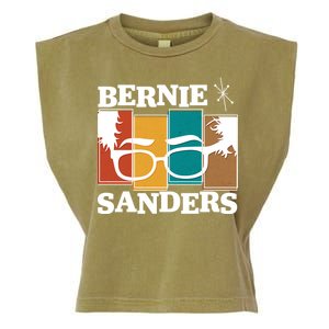 Retro 50's Bernie Sanders Logo Garment-Dyed Women's Muscle Tee