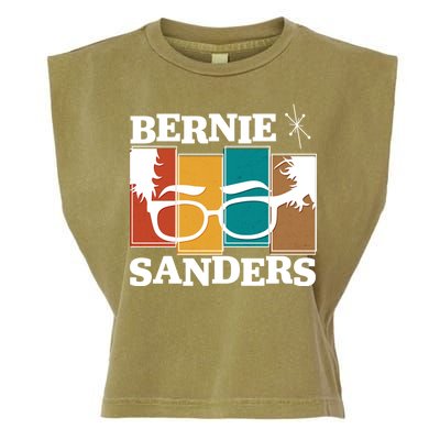 Retro 50's Bernie Sanders Logo Garment-Dyed Women's Muscle Tee