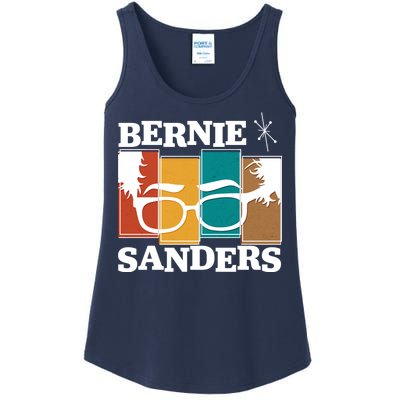 Retro 50's Bernie Sanders Logo Ladies Essential Tank