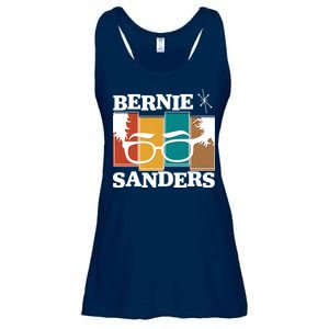 Retro 50's Bernie Sanders Logo Ladies Essential Flowy Tank