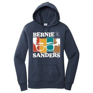 Retro 50's Bernie Sanders Logo Women's Pullover Hoodie