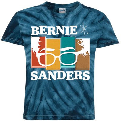 Retro 50's Bernie Sanders Logo Kids Tie-Dye T-Shirt