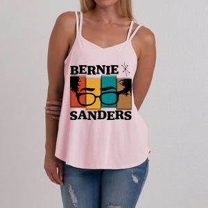 Retro 50's Bernie Sanders Logo Women's Strappy Tank