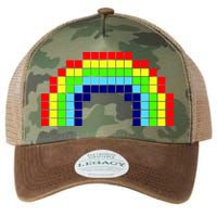 Retro 8 Bit Rainbow Legacy Tie Dye Trucker Hat
