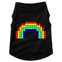 Retro 8 Bit Rainbow Doggie Tank