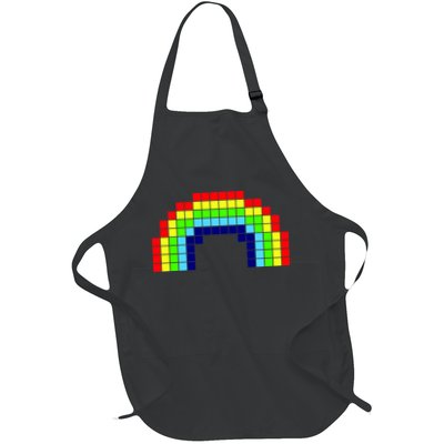 Retro 8 Bit Rainbow Apron