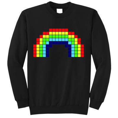 Retro 8 Bit Rainbow Sweatshirt