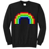 Retro 8 Bit Rainbow Sweatshirt