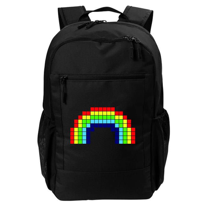 Retro 8 Bit Rainbow Backpack