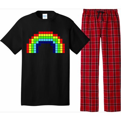 Retro 8 Bit Rainbow Pajama Set