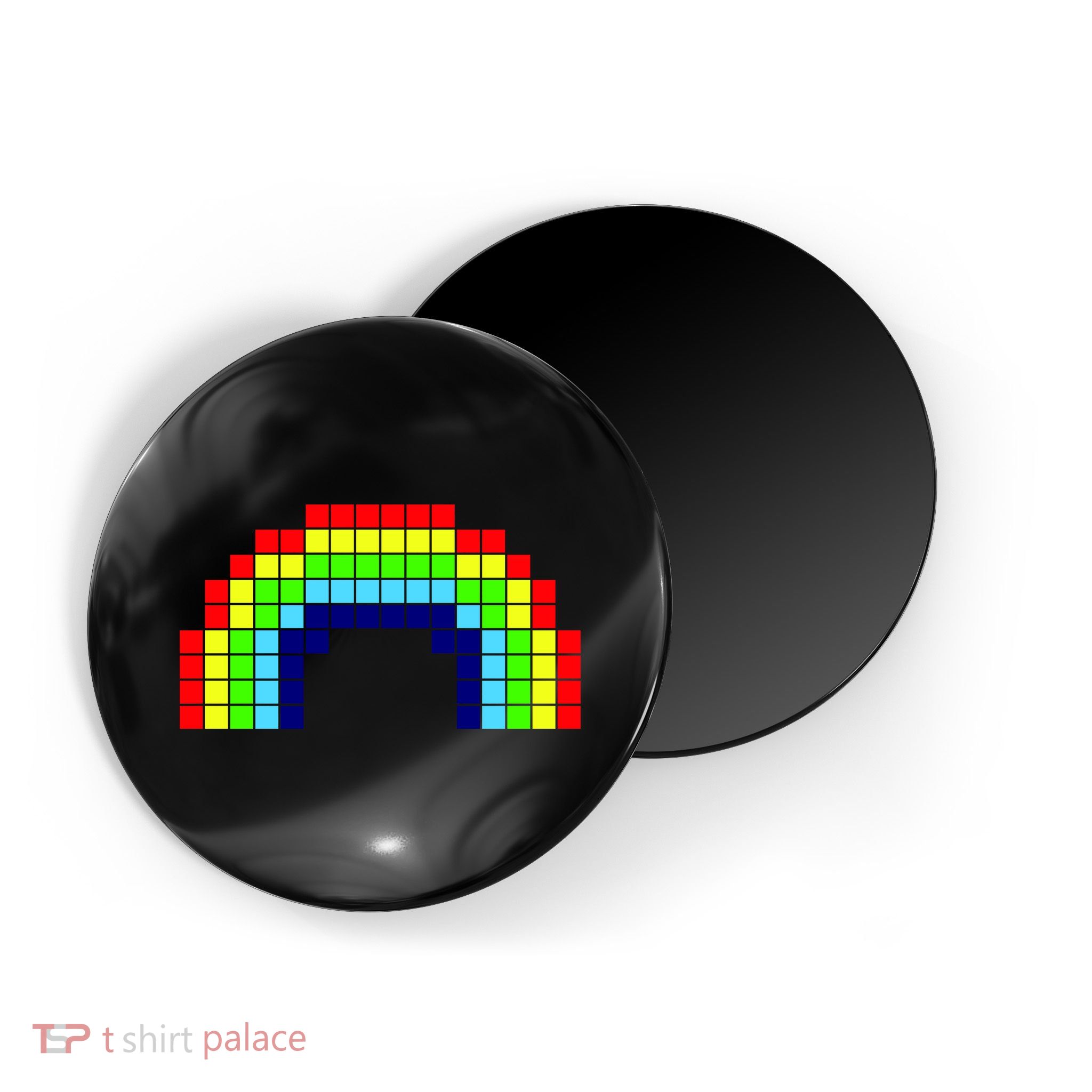 Retro 8 Bit Rainbow Magnet