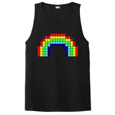 Retro 8 Bit Rainbow PosiCharge Competitor Tank