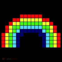 Retro 8 Bit Rainbow Toddler T-Shirt