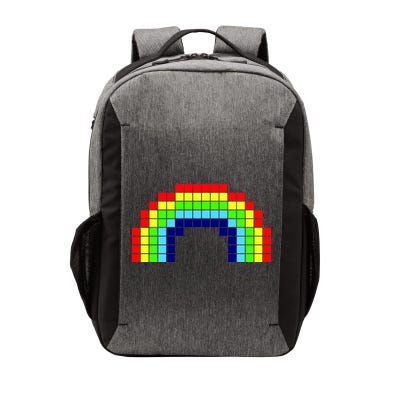 Retro 8 Bit Rainbow Vector Backpack