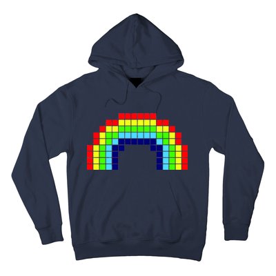 Retro 8 Bit Rainbow Hoodie