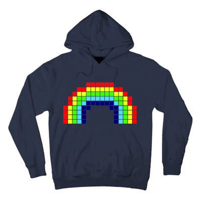 Retro 8 Bit Rainbow Tall Hoodie