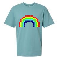 Retro 8 Bit Rainbow Sueded Cloud Jersey T-Shirt