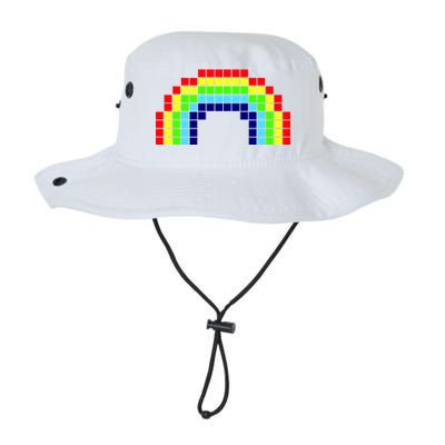 Retro 8 Bit Rainbow Legacy Cool Fit Booney Bucket Hat