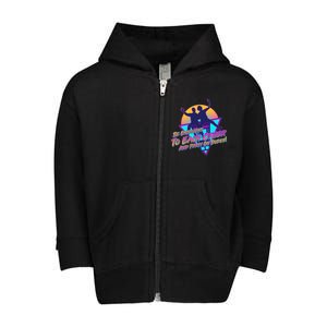 Retro 80's Bill And Ted Be Excellent to Each Other Party On Dudes! Toddler Zip Fleece Hoodie