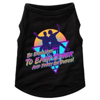 Retro 80's Bill And Ted Be Excellent to Each Other Party On Dudes! Doggie Tank