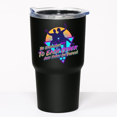 Retro 80's Bill And Ted Be Excellent to Each Other Party On Dudes! Tumbler
