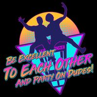 Retro 80's Bill And Ted Be Excellent to Each Other Party On Dudes! Wool Snapback Cap