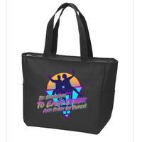 Retro 80's Bill And Ted Be Excellent to Each Other Party On Dudes! Zip Tote Bag