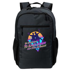 Retro 80's Bill And Ted Be Excellent to Each Other Party On Dudes! Daily Commute Backpack