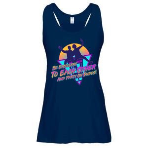 Retro 80's Bill And Ted Be Excellent to Each Other Party On Dudes! Ladies Essential Flowy Tank