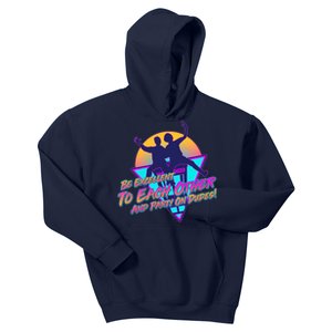 Retro 80's Bill And Ted Be Excellent to Each Other Party On Dudes! Kids Hoodie