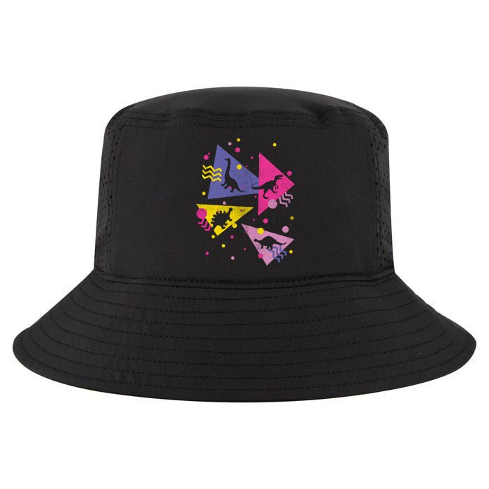 Retro 80's Dinosaurs Cool Comfort Performance Bucket Hat