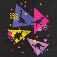 Retro 80's Dinosaurs Cool Comfort Performance Bucket Hat