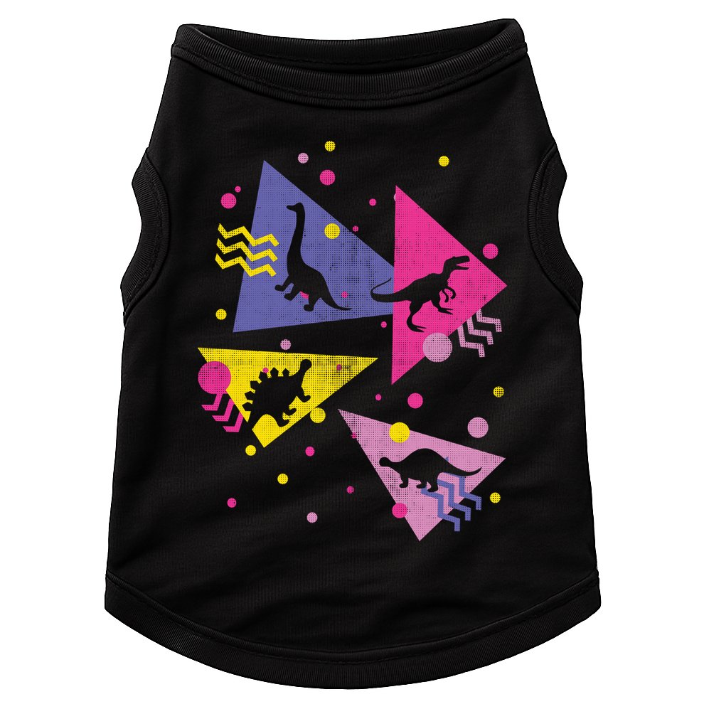 Retro 80's Dinosaurs Doggie Tank