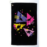 Retro 80's Dinosaurs Golf Towel