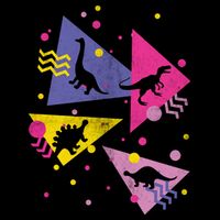 Retro 80's Dinosaurs Visor