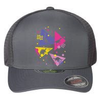 Retro 80's Dinosaurs Flexfit Unipanel Trucker Cap