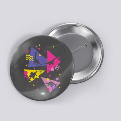Retro 80's Dinosaurs Button