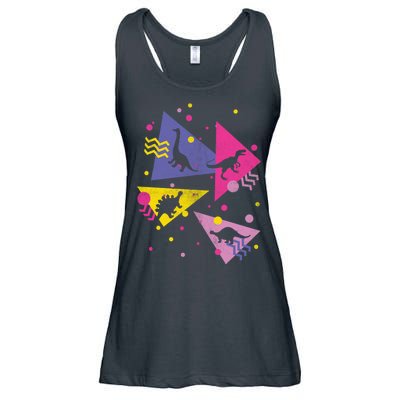 Retro 80's Dinosaurs Ladies Essential Flowy Tank