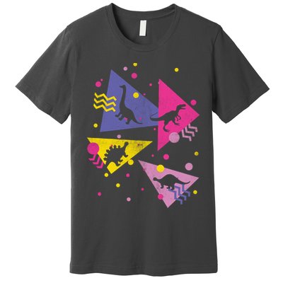 Retro 80's Dinosaurs Premium T-Shirt