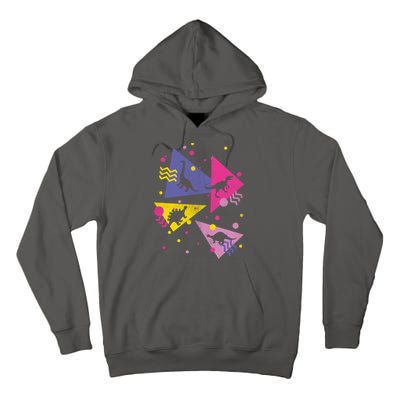 Retro 80's Dinosaurs Tall Hoodie
