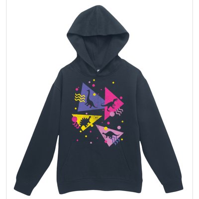 Retro 80's Dinosaurs Urban Pullover Hoodie