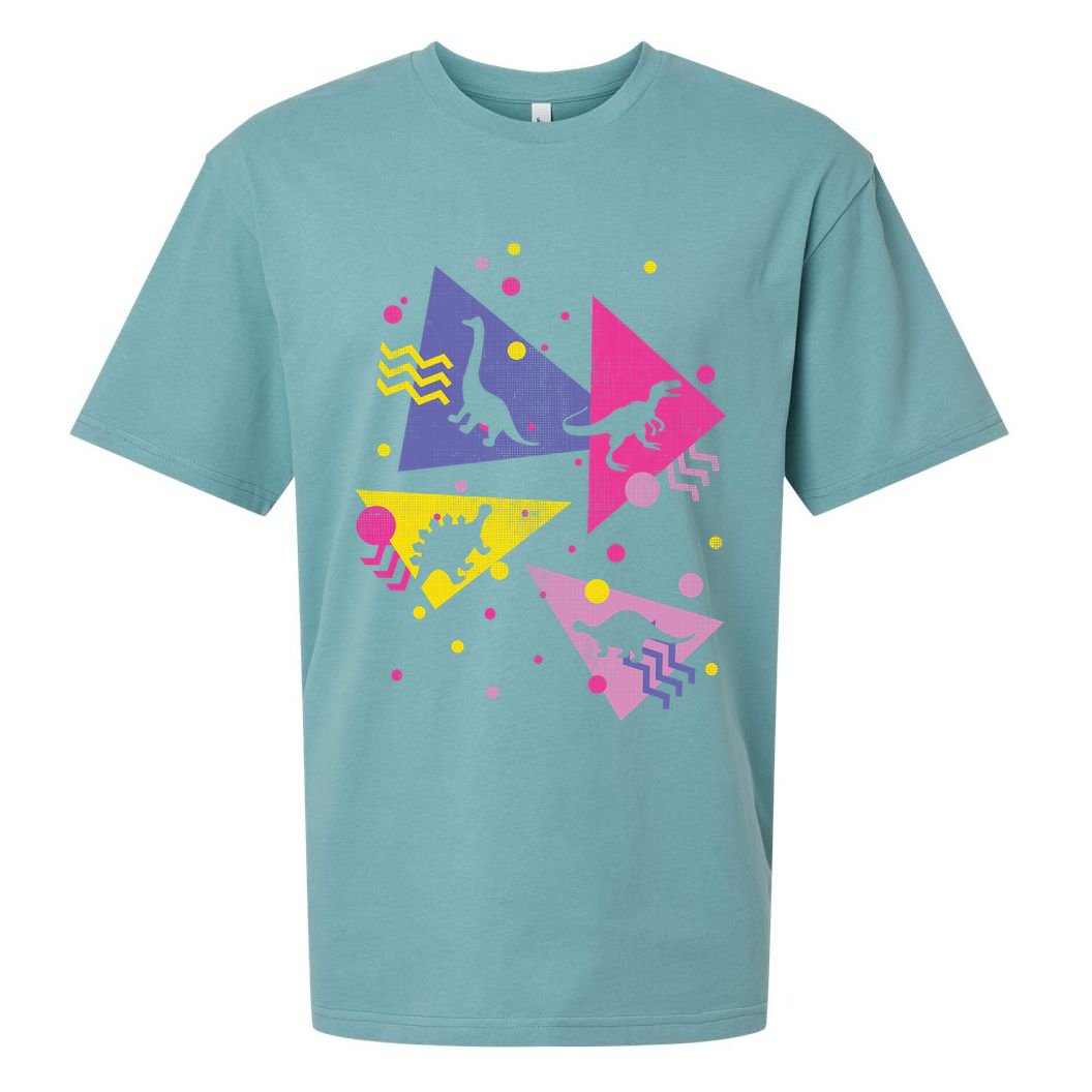 Retro 80's Dinosaurs Sueded Cloud Jersey T-Shirt